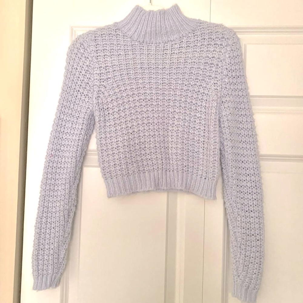 Light blue long sleeve sweater